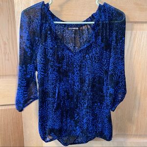 Express Sheer Women’s Blouse - M